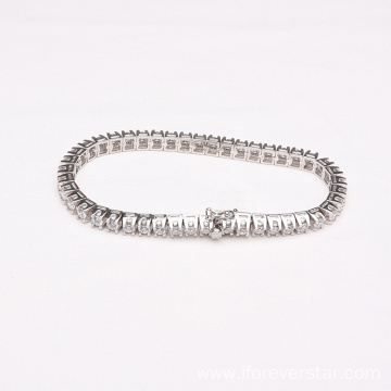 3mm 4mm 5mm Brass Zircon Tennis Chain Bracelet